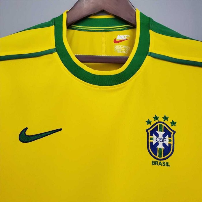 Camiseta Retro Brasil 1998 - Fútbol Club Vintage
