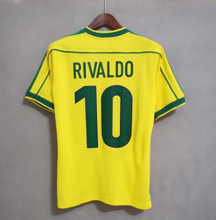 Camiseta Retro Rivaldo Brasil 1998 - Fútbol Club Vintage