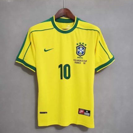 Camiseta Retro Rivaldo Brasil 1998 - Fútbol Club Vintage