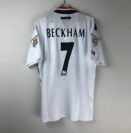 Camiseta Retro Beckham Manchester United FC Visitante 1997-98 - Fútbol Club Vintage