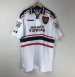Camiseta Retro Beckham Manchester United FC Visitante 1997-98 - Fútbol Club Vintage