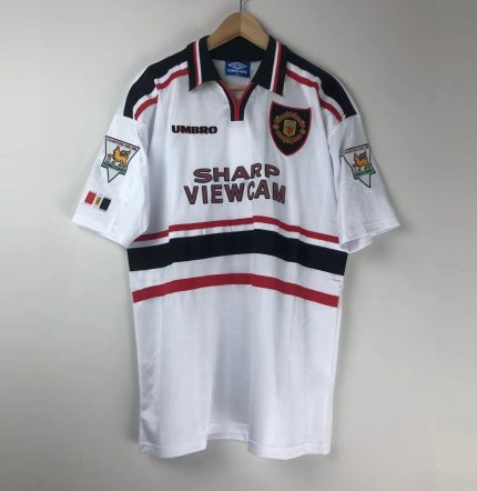 Camiseta Retro Beckham Manchester United FC Visitante 1997-98 - Fútbol Club Vintage