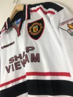 Camiseta Retro Beckham Manchester United FC Visitante 1997-98 - Fútbol Club Vintage