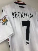 Camiseta Retro Beckham Manchester United FC Visitante 1997-98 - Fútbol Club Vintage