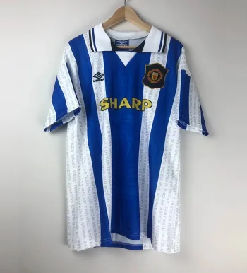 Camiseta Retro Cantona Manchester United FC Visitante 1994-95 - Fútbol Club Vintage