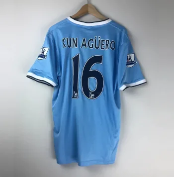 Camiseta Retro Kun Agüero Manchester City FC 2013-14 - Fútbol Club Vintage