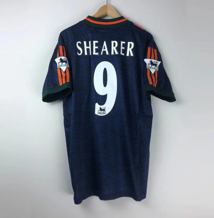 Camiseta Retro Shearer Newcastle Visitante 1997-98 - Fútbol Club Vintage