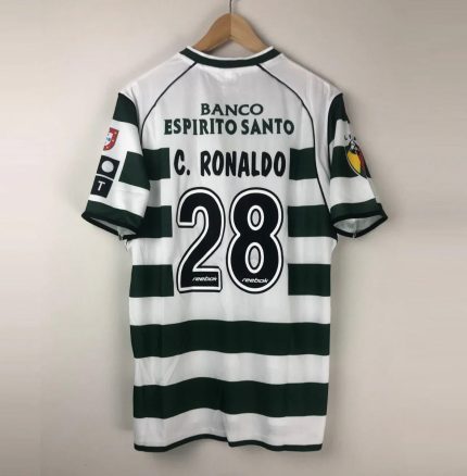 Camiseta Retro Cristiano Ronaldo Sporting CP 2002-03 - Fútbol Club Vintage