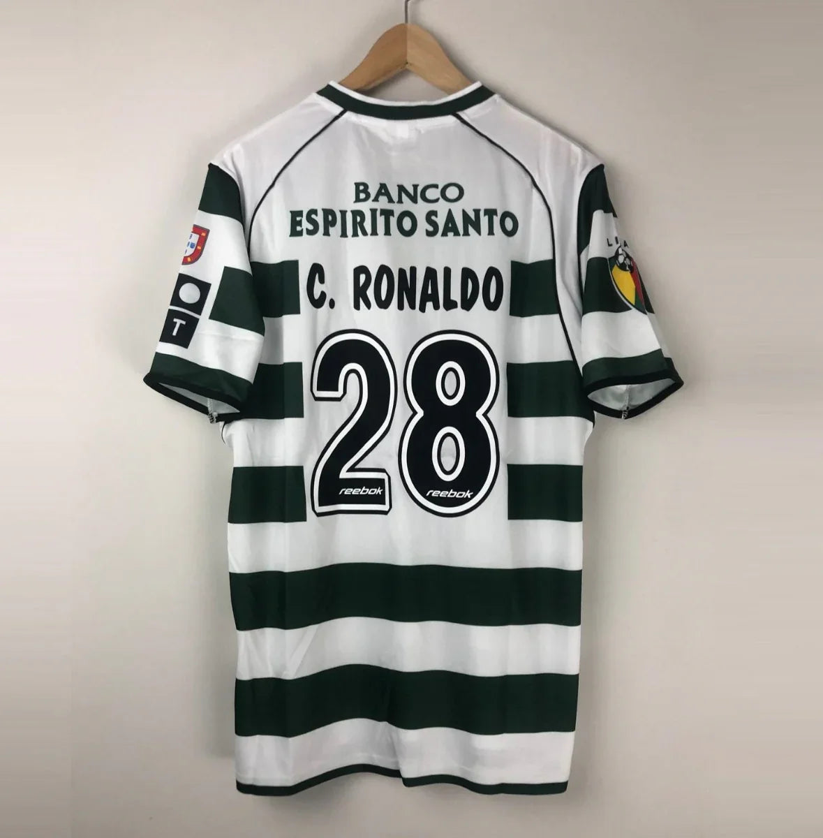 Camiseta Retro Cristiano Ronaldo Sporting CP 2002-03 - Fútbol Club Vintage