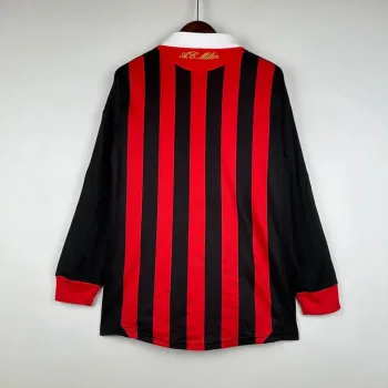 Camiseta Retro AC Milán Manga Larga 2009-10 - Fútbol Club Vintage