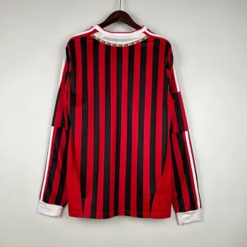 Camiseta Retro AC Milán Manga Larga 2011-12 - Fútbol Club Vintage