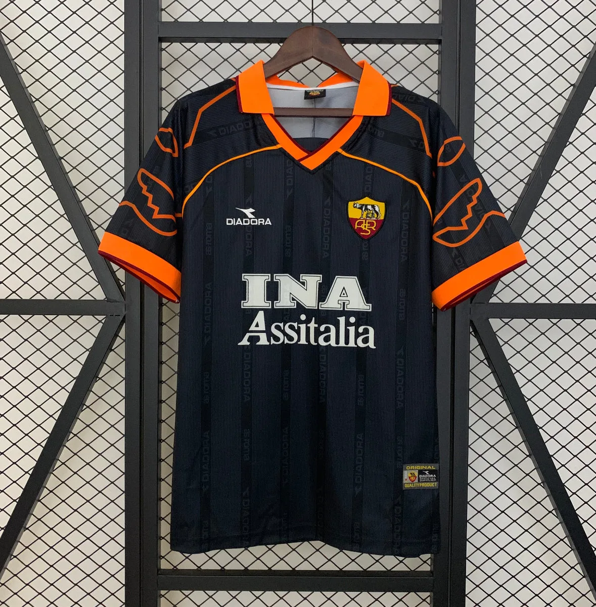images Camiseta Retro AS Roma Visitante (3º) 1999 - Imagen 1