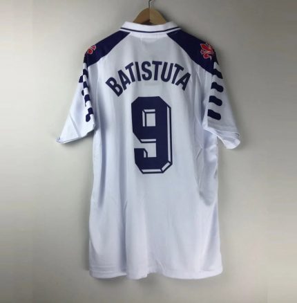 Camiseta Retro Batistuta ACF Fiorentina Visitante 1998-99 - Fútbol Club Vintage
