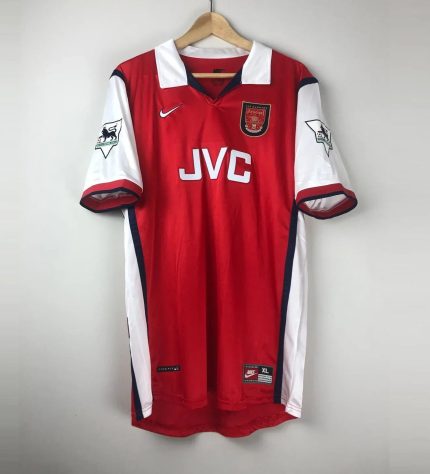 Camiseta Bergkamp Arsenal FC 1998-99 Retro - Fútbol Club Vintage