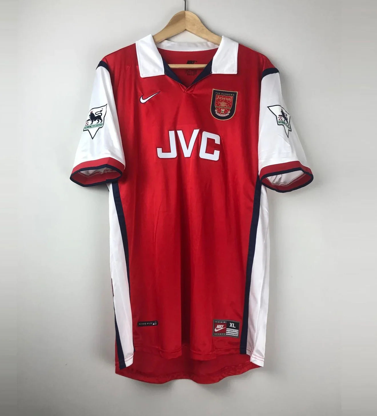 Camiseta Bergkamp Arsenal FC 1998-99 Retro - Fútbol Club Vintage