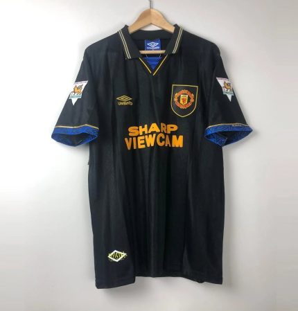 Camiseta Retro Cantona Manchester United FC Visitante 1993-95 - Fútbol Club Vintage
