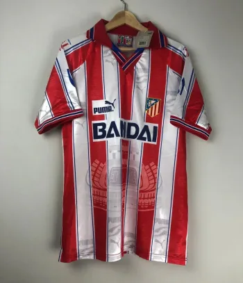Camiseta Retro Club Cholo Simeone Atlético de Madrid 1996 - Fútbol Club Vintage