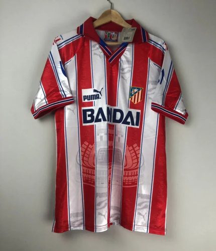 Camiseta Retro Club Cholo Simeone Atlético de Madrid 1996 - Fútbol Club Vintage