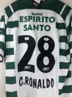 Camiseta Retro Cristiano Ronaldo Sporting CP 2002-03 - Fútbol Club Vintage