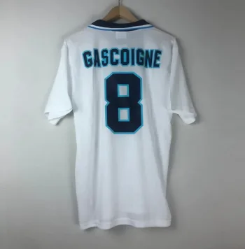Camiseta Retro Gascoigne Inglaterra 1996 - Fútbol Club Vintage