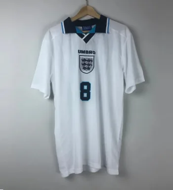 Camiseta Retro Gascoigne Inglaterra 1996 - Fútbol Club Vintage