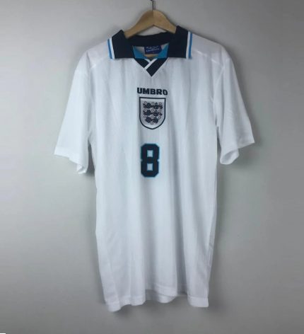 Camiseta Retro Gascoigne Inglaterra 1996 - Fútbol Club Vintage