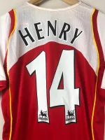 Camiseta Henry Arsenal FC 2004-05 Retro - Fútbol Club Vintage