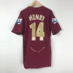 Camiseta Henry Arsenal FC Visitante 2005-06 Retro - Fútbol Club Vintage