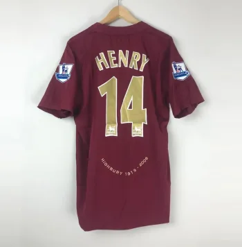 Camiseta Henry Arsenal FC Visitante 2005-06 Retro - Fútbol Club Vintage