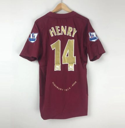 Camiseta Henry Arsenal FC Visitante 2005-06 Retro - Fútbol Club Vintage