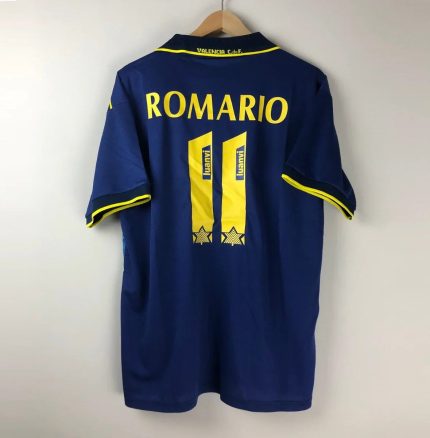 Camiseta Retro Romario Valencia CF Visitante 1996-97 - Fútbol Club Vintage