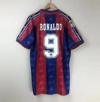 Camiseta Retro Ronaldo Barcelona 1996-97 - Fútbol Club Vintage