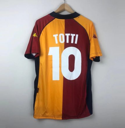 Camiseta Retro Totti AC Roma 2001-02 - Fútbol Club Vintage