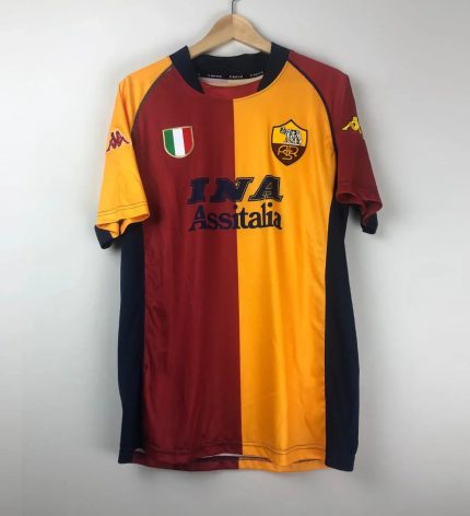 Camiseta Retro Totti AC Roma 2001-02 - Fútbol Club Vintage