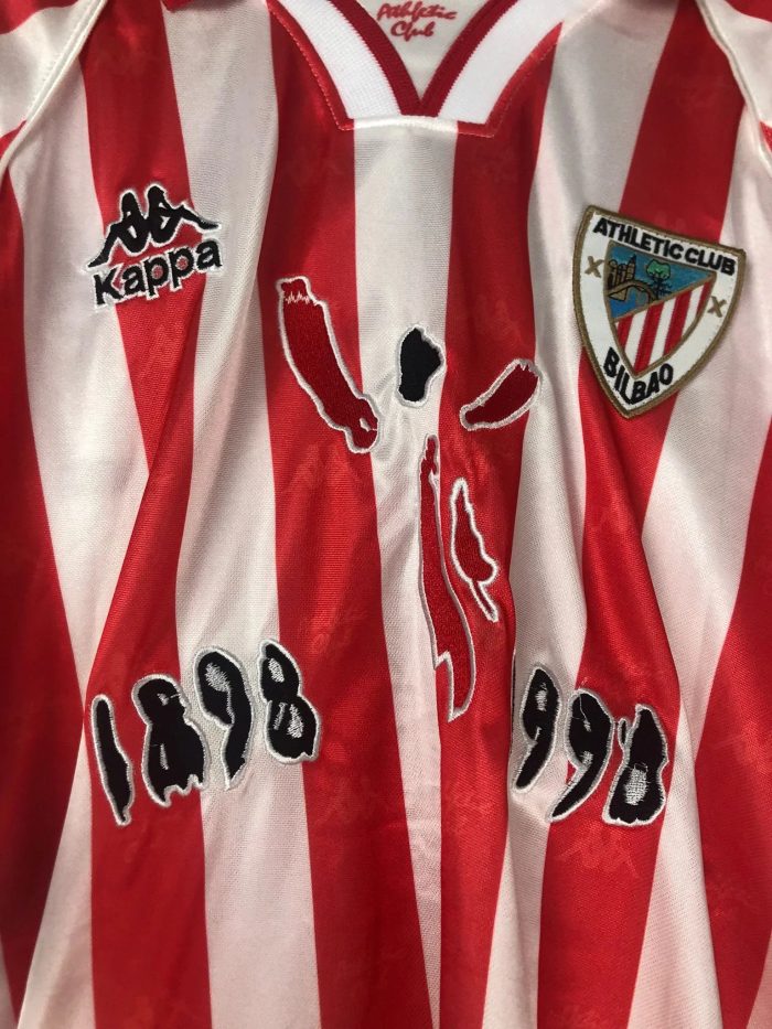 Camiseta Retro Urzaiz Athletic Club Centenario 1997-98 - Fútbol Club Vintage