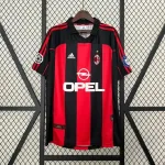Camiseta Retro AC Milán Champions League 2000-01 - Fútbol Club Vintage