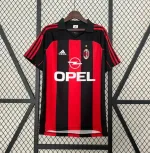Camiseta Retro AC Milán 2000-02 - Fútbol Club Vintage