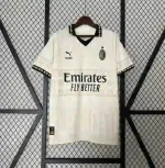 Camiseta Retro AC Milán Beige 2024-25 - Fútbol Club Vintage