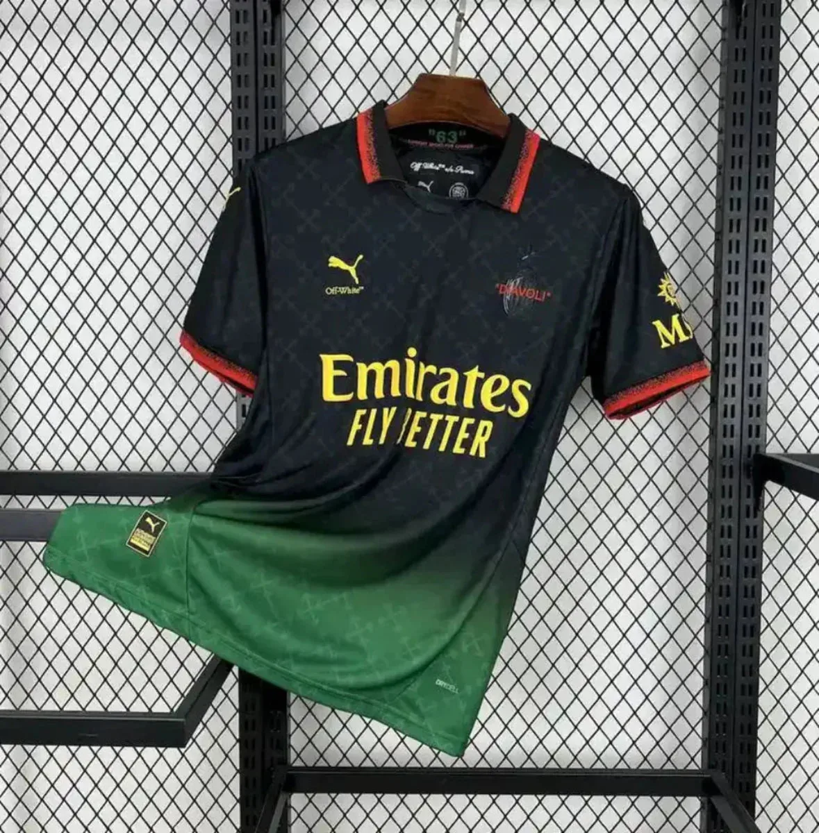 Camiseta Retro AC Milán Edición Especial Negro y Verde 2025-26 - Fútbol Club Vintage