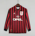 Camiseta Retro AC Milán Manga Larga 1999-00 - Fútbol Club Vintage