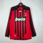 Camiseta Retro AC Milán Manga Larga 2007-08 - Fútbol Club Vintage