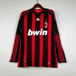 Camiseta Retro AC Milán Manga Larga 2008-09 - Fútbol Club Vintage