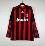 Camiseta Retro AC Milán Manga Larga 2008-09 - Fútbol Club Vintage