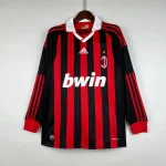 Camiseta Retro AC Milán Manga Larga 2009-10 - Fútbol Club Vintage