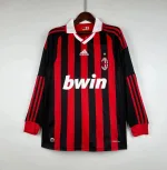 Camiseta Retro AC Milán Manga Larga 2009-10 - Fútbol Club Vintage