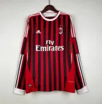 Camiseta Retro AC Milán Manga Larga 2011-12 - Fútbol Club Vintage