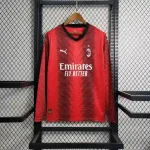 Camiseta Retro AC Milán Manga Larga 2023-24 - Fútbol Club Vintage