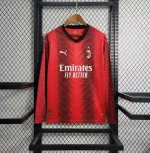 Camiseta Retro AC Milán Manga Larga 2023-24 - Fútbol Club Vintage