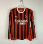 Camiseta Retro AC Milán Manga Larga 2024-25 - Fútbol Club Vintage