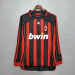 Camiseta Retro AC Milán Mangas Largas 2006-07 - Fútbol Club Vintage